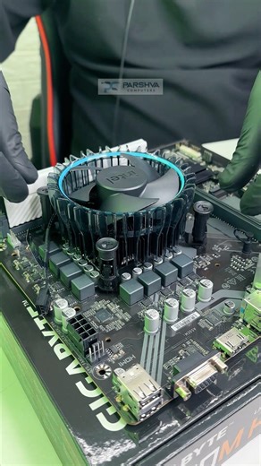 CPU cooler installation #shorts