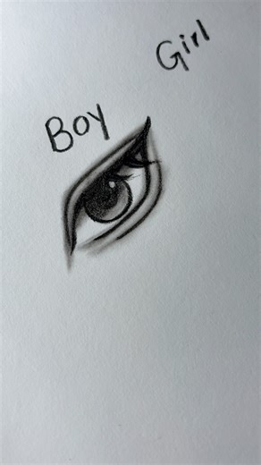 Rabbit girl and boy eye #howtodraw #art #drawing #artist #shorts