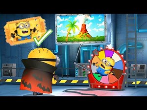 Despicable me Minion rush Vampire minion costume run challenge The Volcano gameplay android ios