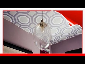 29 Stylish Ceiling Wallpaper Ideas 🛋️