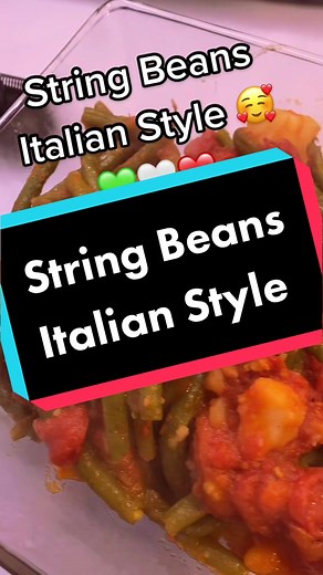 Italian Style String Beans Recipe