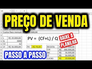Como Calcular o Preço de Venda de um Produto - Estudo de caso passo a passo