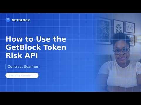 How to Use GetBlock Token Risk API