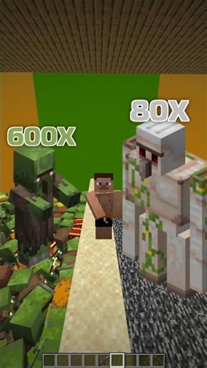 600 Z. Villagers vs 80 Golems 💀🔥