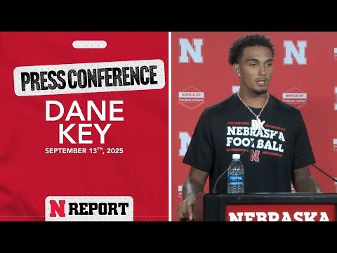Nebraska WR Dane Key Houston Christian Post-Game Press Conference (9/13/25)