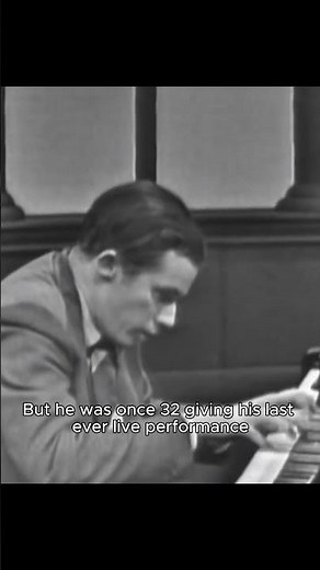 Glenn Gould's very last public performance...