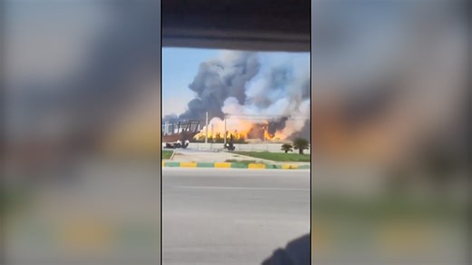 Fires burn at Iran's South Pars gas field facilities