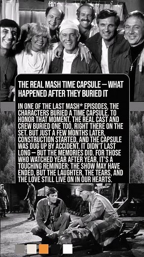 The Real MASH Time Capsule — What Happened After They Buried It 💛📦