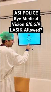 ASI POLICE Eye Medical | Vision Requirement & Which LASIK is best?