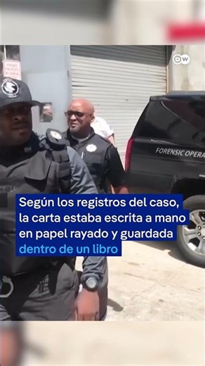 Juez federal de Estados Unidos publica la presunta carta de despedida de Jeffrey Epstein