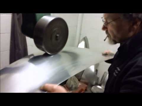 How to English Wheel a complex panel PART1