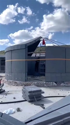 EPS modules panels to assemble dome house #home #house #tinyhome #Capsulehome