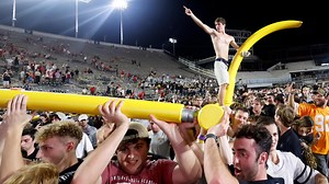Vanderbilt fans storm field after historic win over Alabama