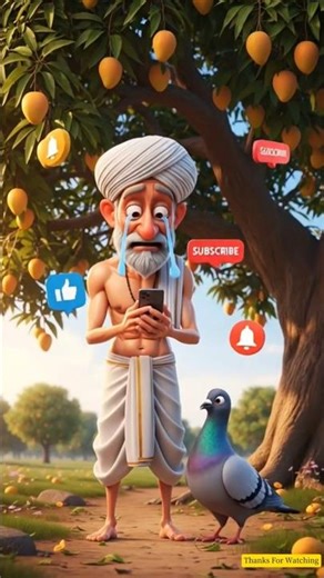 The Magical Mango Tree 🌳 | Farmer & Pigeon Story | Don’t Forget Like & Subscribe 😢