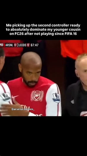 Arsenal memes on Instagram: "Run it back 🎮"