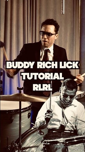 Buddy Rich lick tutorial RLRL | #drums #drumlesson #drummer @V‪@VaterPercussionUSA‬