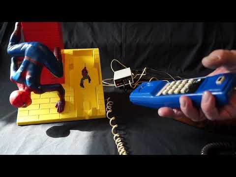 Micro Communications Brown Push Button Phone demo