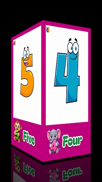 Backward counting song for kids || 10 to 1