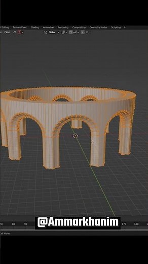 Gothic Architecture Modeling in Blender 3.5 | Ammar Khan