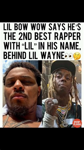 Lil Bow Wow CLAIMS he’s the REAL 2nd ‘Lil’ After Lil Wayne?! #lilwayne #lilbowwow #shorts #viral