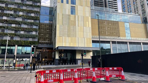 Permanent fix after hotel's cladding fell off