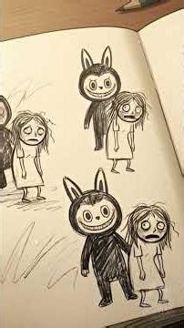 Labubu Horror Story Animated #ghoststories #labubu #viralshorts #viralhorror #labubuviral