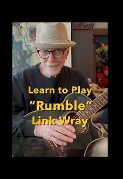 Learn to Play “Rumble” Link Wray, 1958 D-E, D-A, D-B7, Pentatonic Guitar Rock ‘n’ Roll Lesson