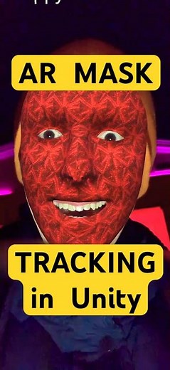 AR Face Mask in Unity with AR Foundation (ARKit/ARCore): Face Tracking for New Year — Template Asset