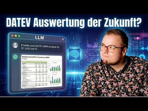 Ask your numbers like ChatGPT – and DATEV will (almost) answer.