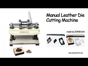 How to use Manual Leather Die Cutting Machine