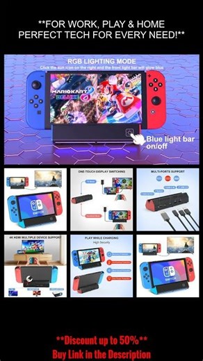 Portable Charging Dock for Switch