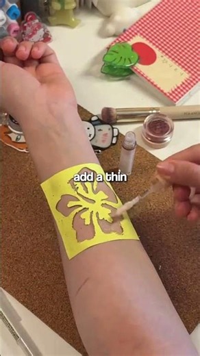 DIY Glitter Tattoo ✨😍 Prettiest Viral Beauty Trend