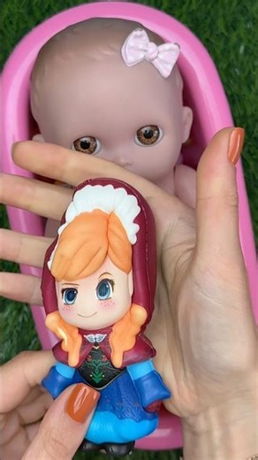 Frozen Anna Rabbit toys mixing candy satisfying asmr shorts #asmr #satisfying #frozen #rabbit