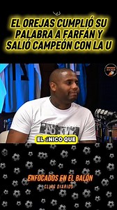 Agrandado el orejas😅 #enfocados #Farfan #futbol | Enfocados en el Balón