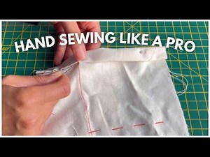 Hand Sewing Tutorial for Beginners | Very Detailed How to Sew by Hand