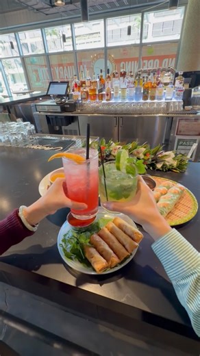 Grab your favorite dish at Ms. Nguyen and enjoy a drink at K Park Bar – all under one roof at Midtown Eats! 🍸 #midtowneats #hawaiifoodie #honolulu #vietnamesefoods #foodiehawaii | Midtown Eats