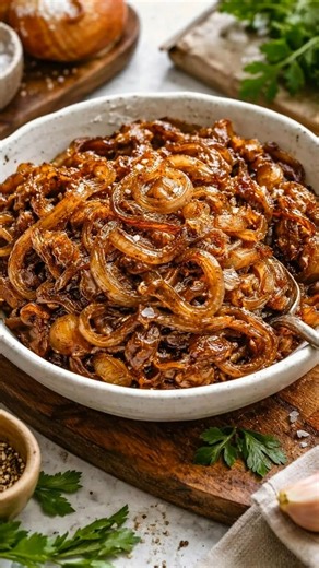 Oignons fondants caramélisés à la poêle Ingrédients 4 gros oignons jaunes ou rouges 20 g de beurre ✅ 𝐑𝐞𝐜𝐞𝐭𝐭𝐞 𝐞𝐧 ✅ 𝐂.𝟎.𝐌.𝐌.𝐄.𝐍.𝐓.𝐀.𝐈.𝐑.𝐄.👇👇👇 | Eva Rose