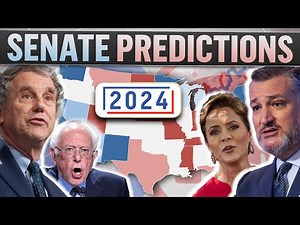 My FINAL Predictions for EVERY RACE on the 2024 US Senate Map!