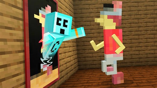 You can go inside paintings in wild Minecraft survival