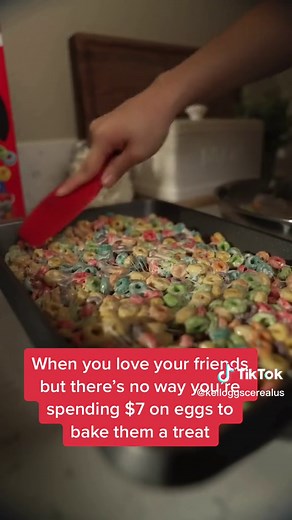 Delicious Froot Loops Marshmallow Treats Recipe