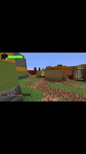 I Added Guns to Minecraft Bedwars #Minecraft #bedwars #bionic #fyp #guns