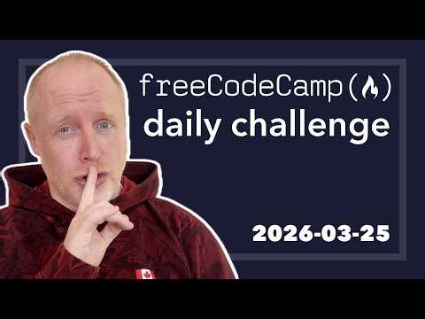 Cooldown Time - 2026-03-25 - FreeCodeCamp Daily Challenge #freecodecamp #dailychallenge