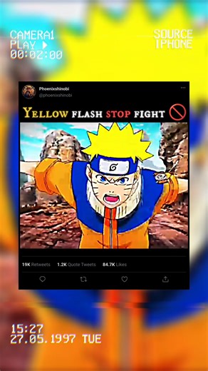 yellow flash stop fight || Naruto Shippuden