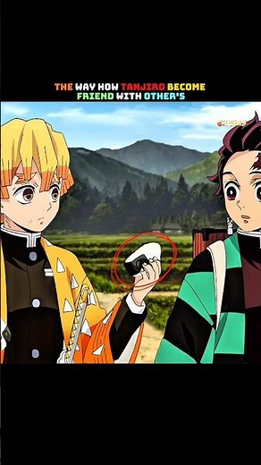 Tanjiro become friend with Inosuke how ? #demonslayer #anime #kimetsunoyaiba #tanjiro #nezuko