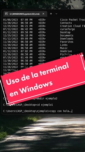 Aprende a usar la consola en Windows fácilmente