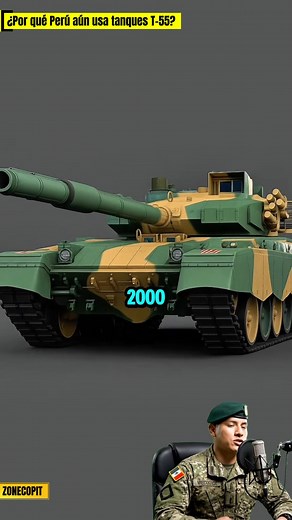¿Por qué Perú aún usa tanques T-55? #fyp #tank #t55 | ZoneCopit