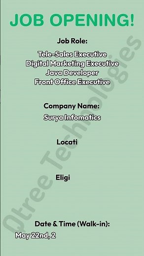 🔥 Walk-In Interview in Chennai | 0-1 Year Experience | Multiple Openings