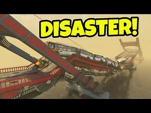Driving on BRIDGE During SANDSTORM! - Teardown Gameplay