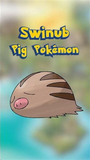 Swinub the Pig Pokémon | Daily Pokédex 220 #pokemon #johto #swinub