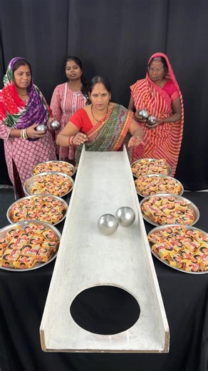 2.1M views · 6.5K reactions | Fabulous Steel ball roll and get more biscuits family challenge 殺#reels #challenge | Abhay Pratap Vlog | Facebook